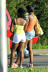 Ebony cuties ass shorts view